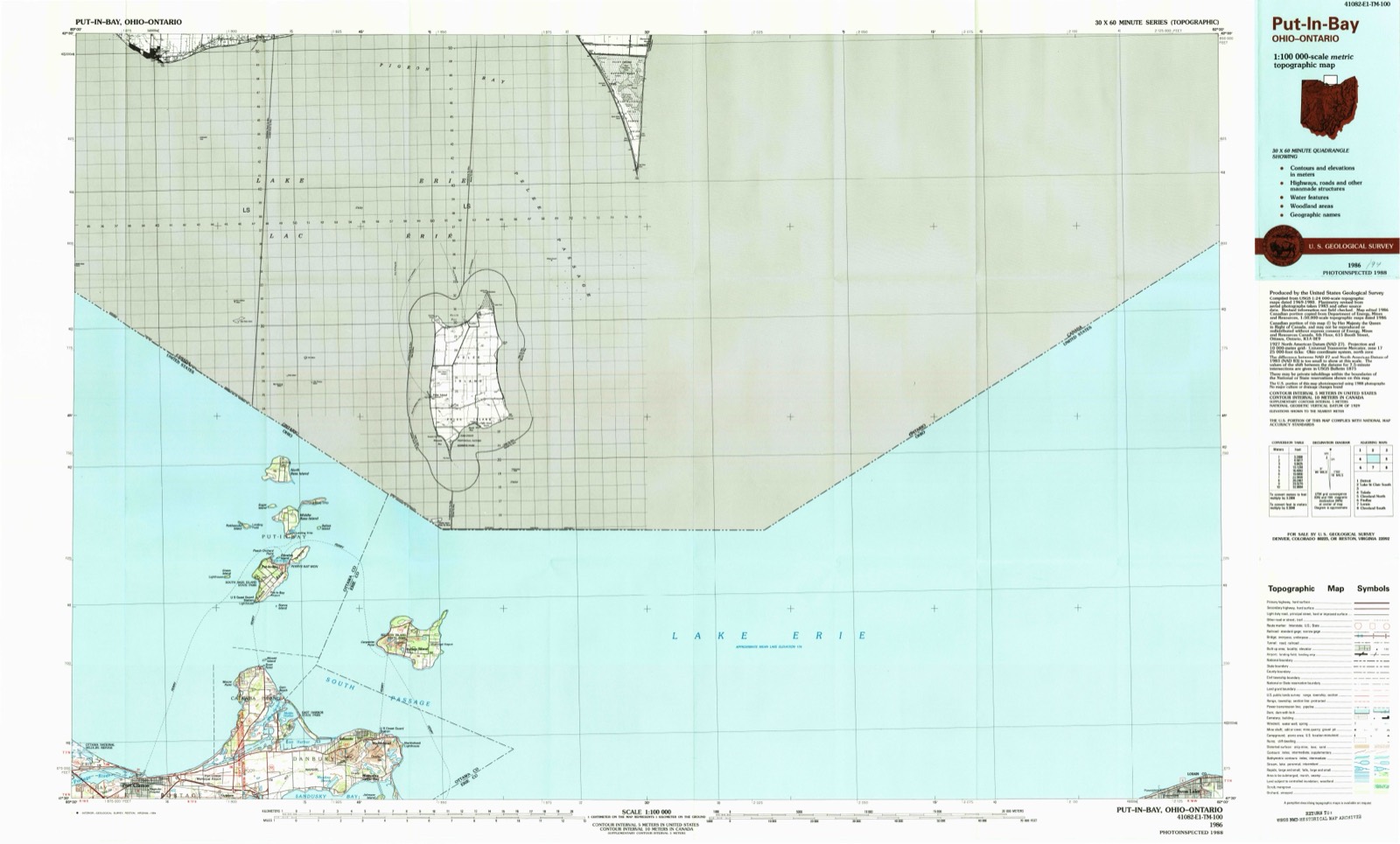 Topographic sheet of Beech Park, surveyed 1986