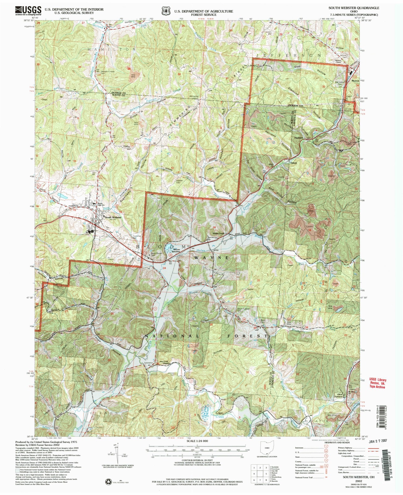 Topographic sheet of Bloom Junction, surveyed 2002