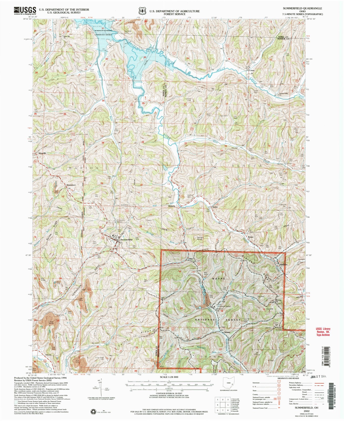 Topographic sheet of Brister, surveyed 2002