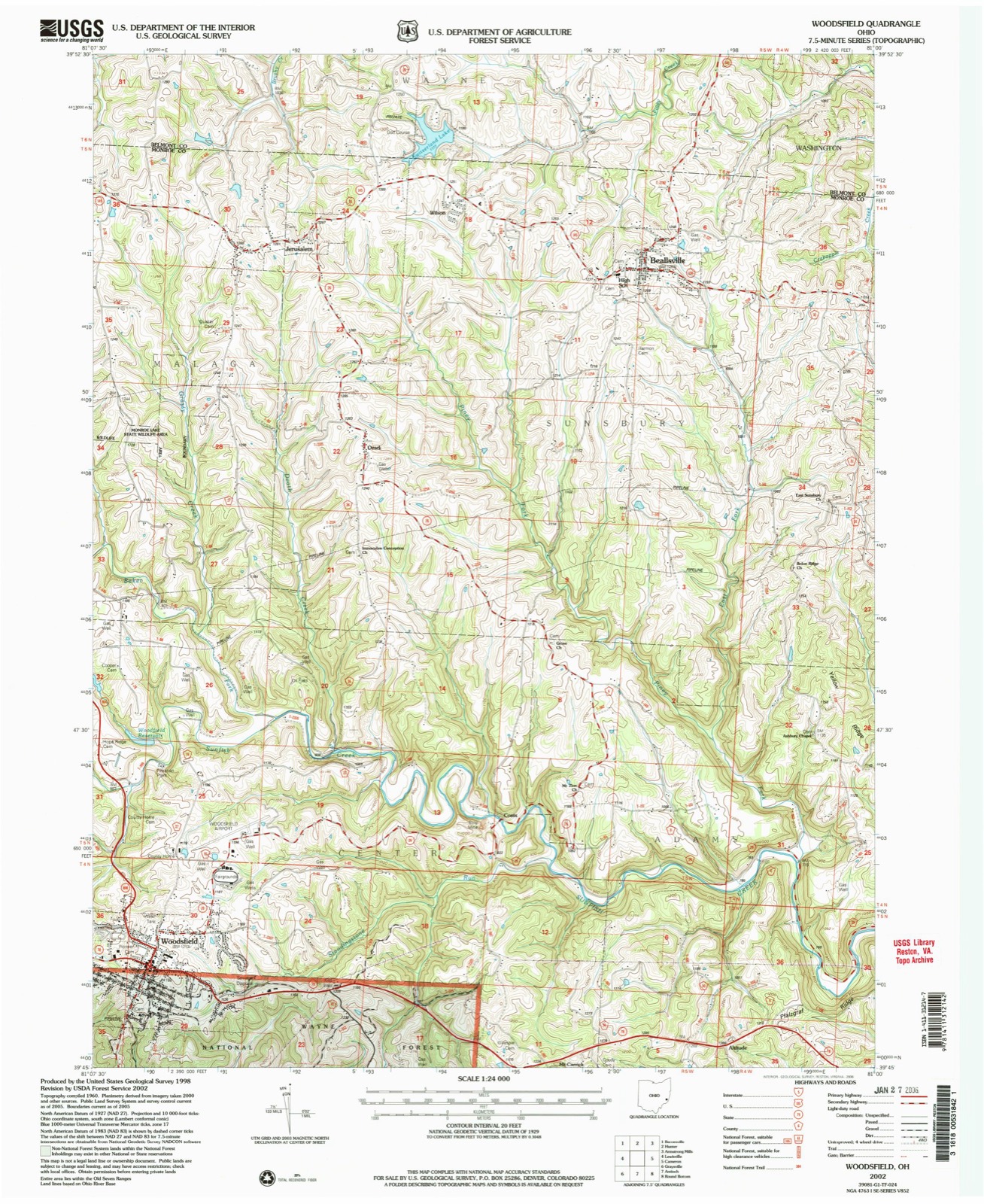Topographic sheet of Altitude, surveyed 2002