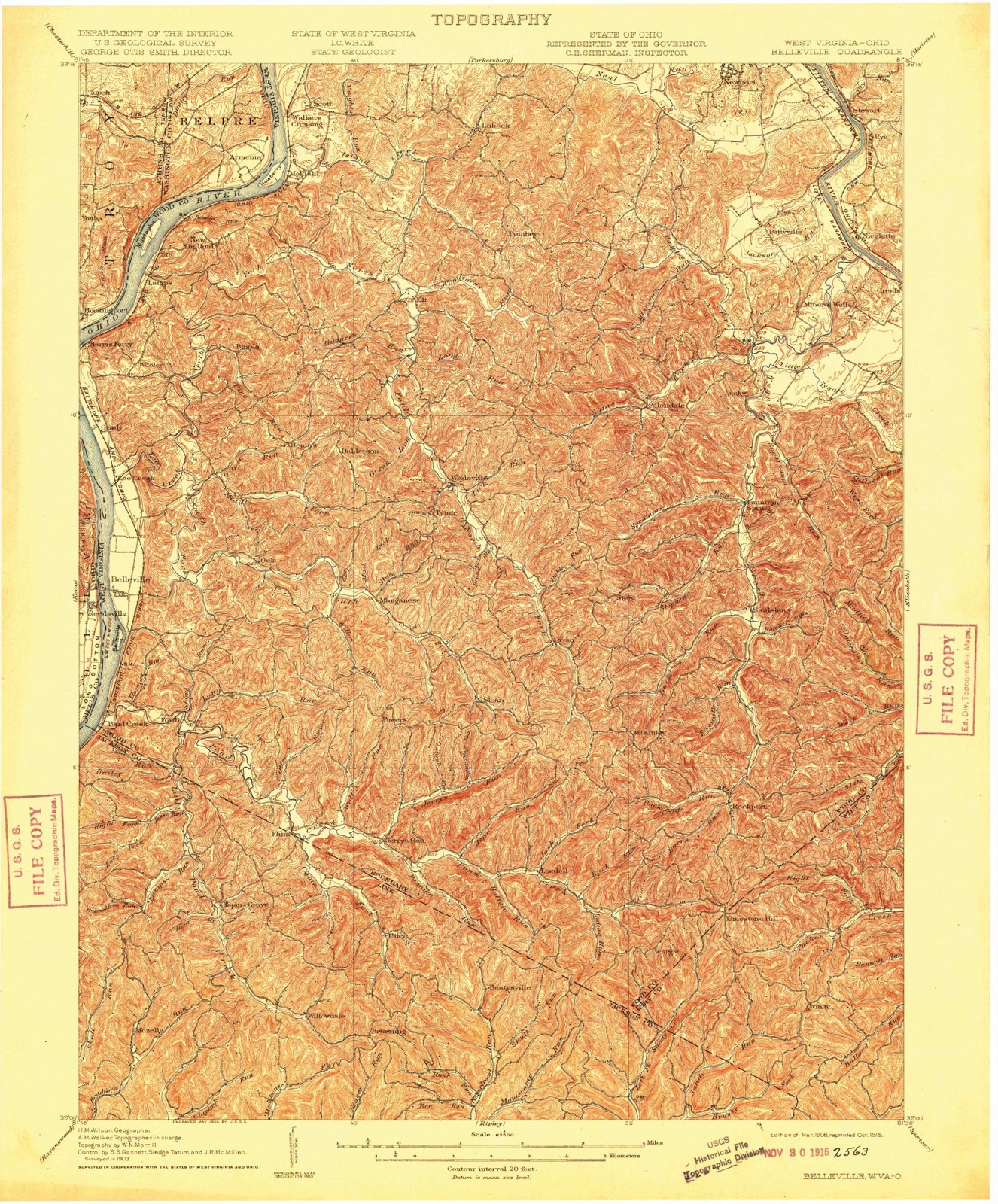 Topographic sheet of Youba, surveyed 1906