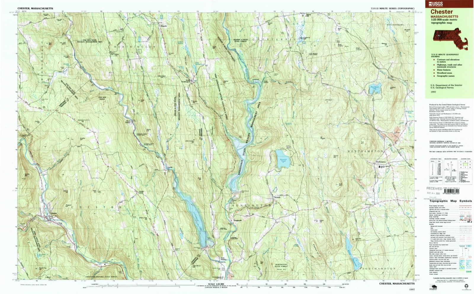 Topographic sheet of Bisbee Mill, surveyed 1997
