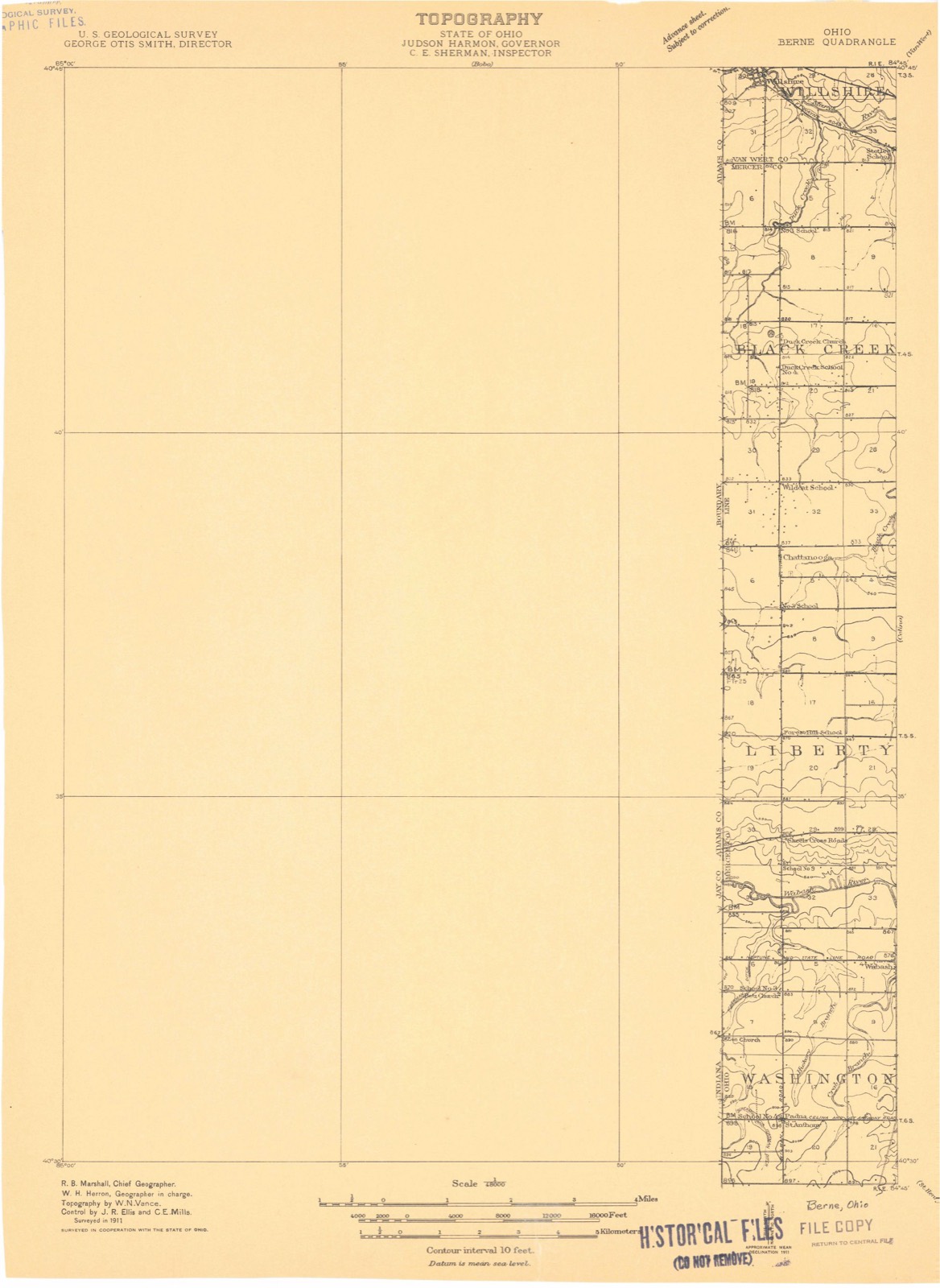 Topographic sheet of Chattanooga, surveyed 1911