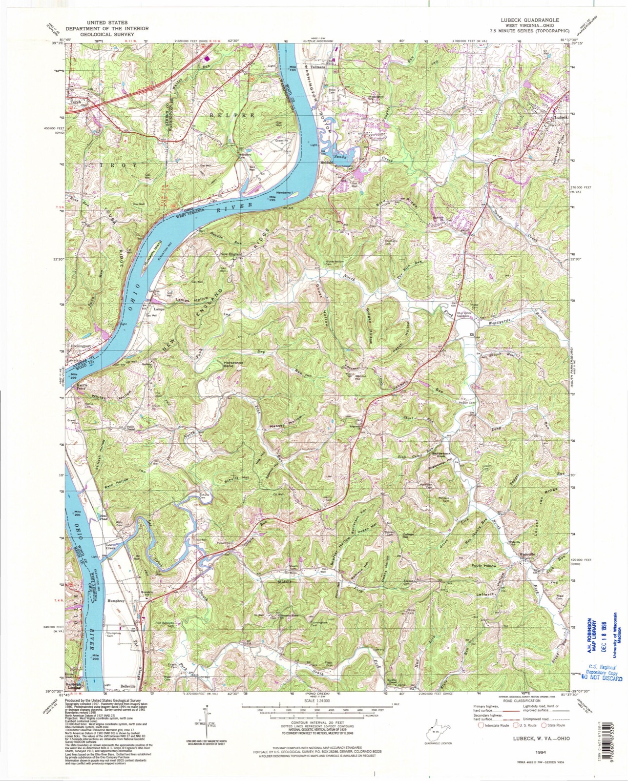 Topographic sheet of Youba, surveyed 1994