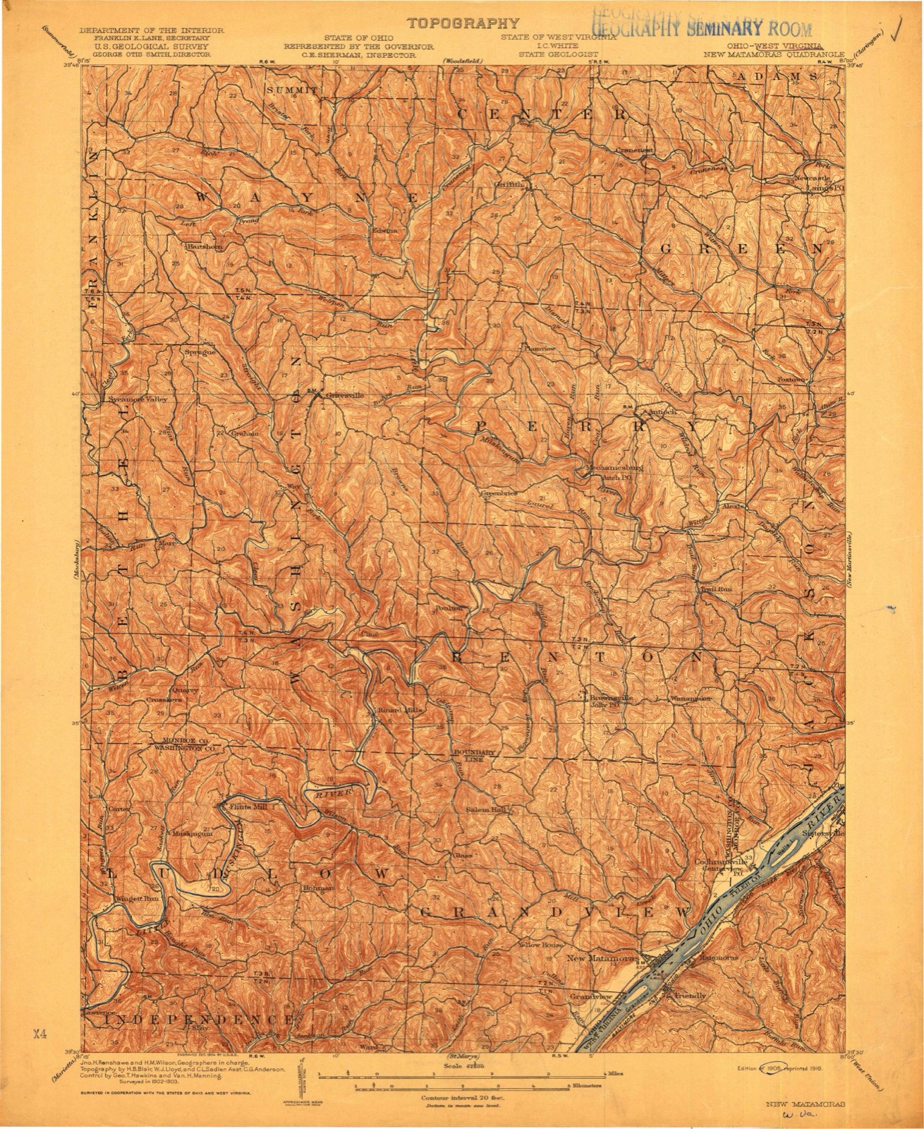 Topographic sheet of Jericho, surveyed 1905