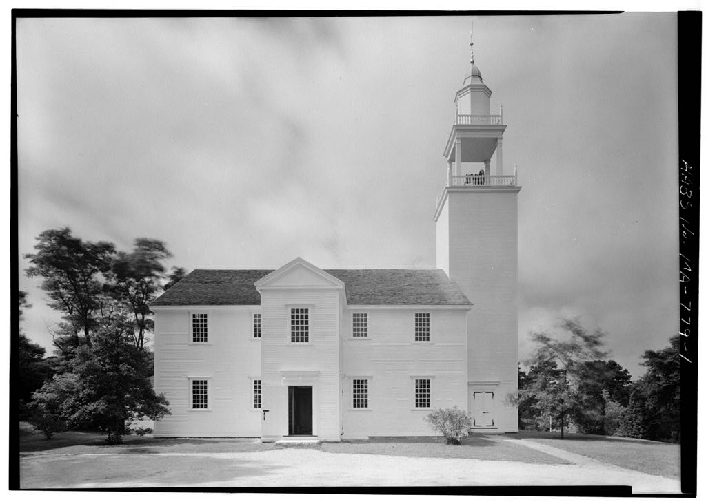West Parish Congregational Church, photograph filed with the federal survey