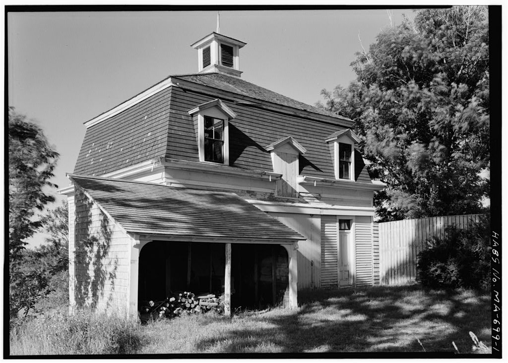 Captain Edward Penniman Barn, photograph filed with the federal survey