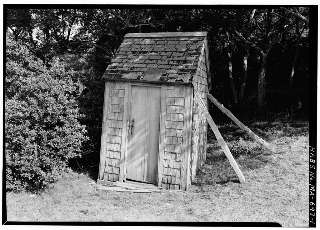 Ambrose Snow Privy, North Pamet Road, Truro, Barnstable County, MA, photograph filed with the federal survey
