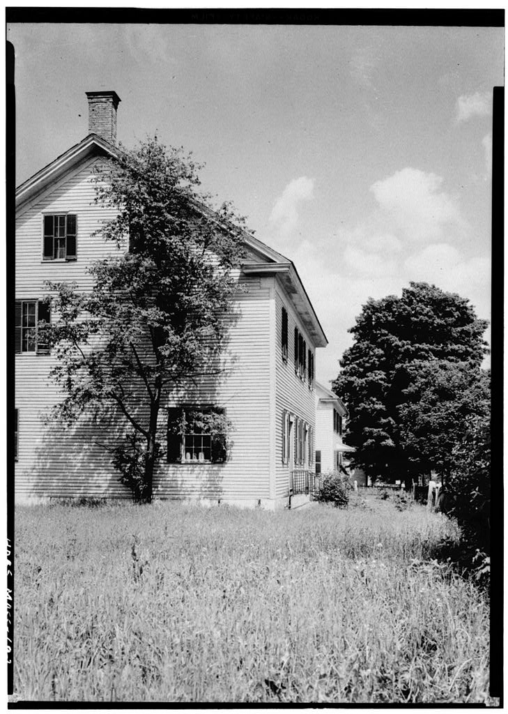 Shaker Meetinghouse (first), photograph filed with the federal survey