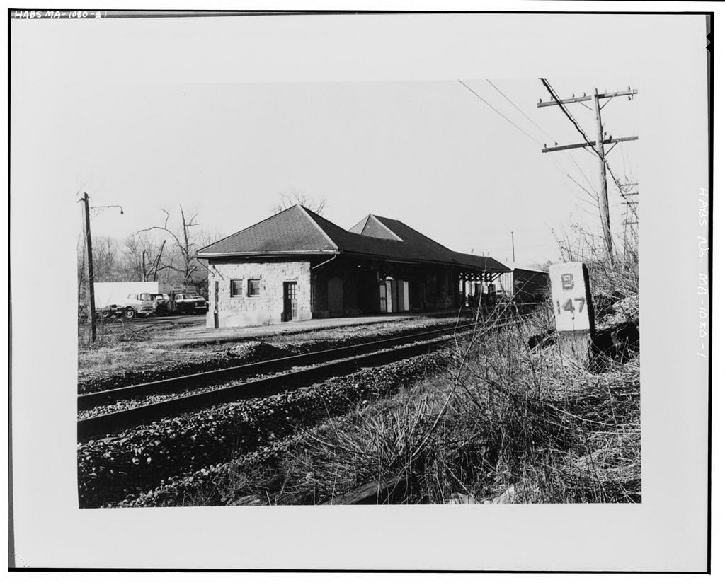 Williamstown Railroad Station, photograph filed with the federal survey