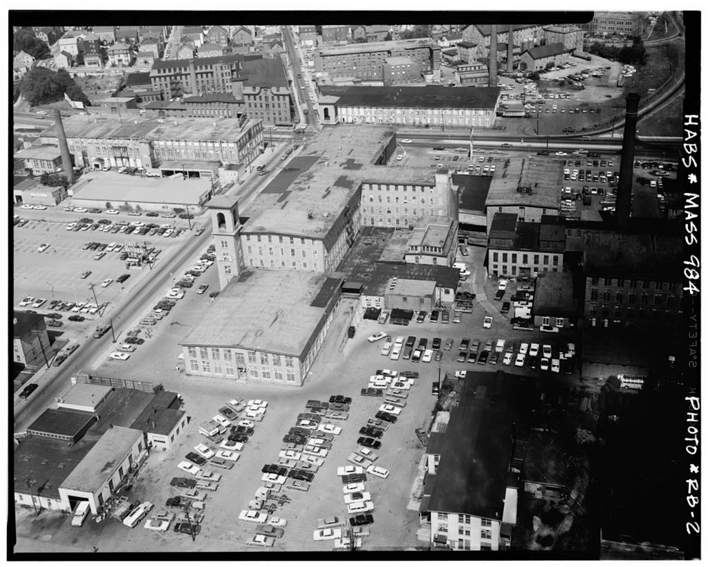 Richard Borden Manufacturing Company, No. 1 Mill, Rodman Street & Plymouth Avenue, Fall River, Bristol County, MA, photograph filed with the federal survey