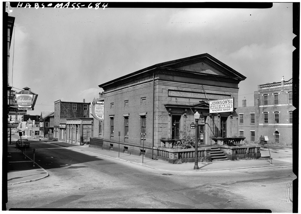 Institution for Savings, photograph filed with the federal survey