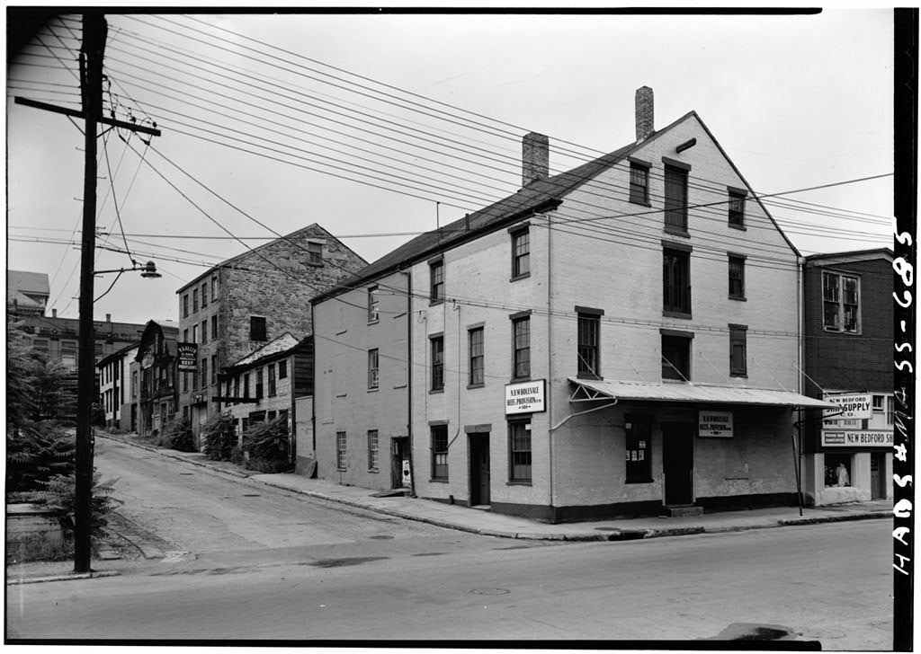 William Tallman Warehouse, photograph filed with the federal survey