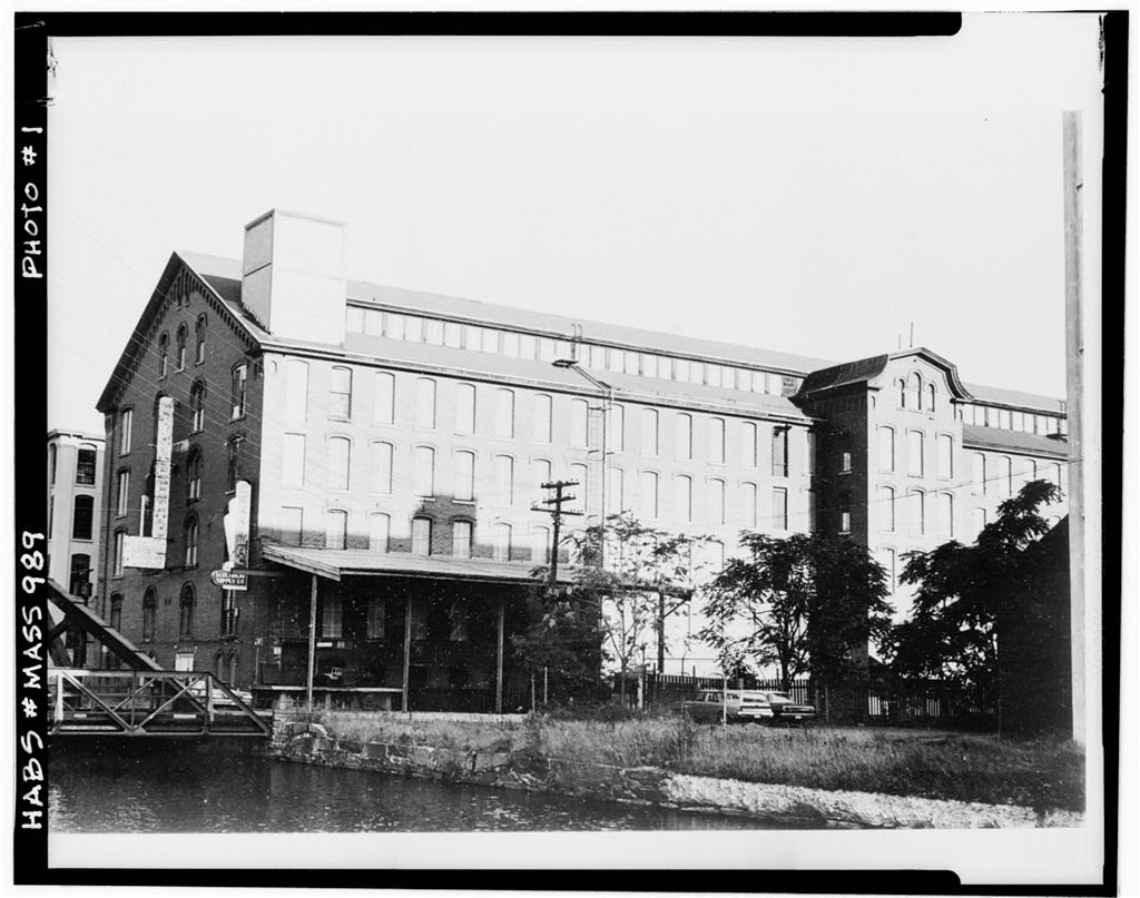 Pemberton Mill, photograph filed with the federal survey