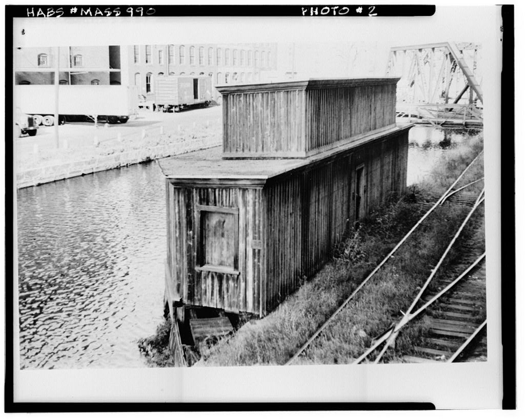 Washington Mills, Gatehouse, North Canal, Lawrence, Essex County, MA, photograph filed with the federal survey