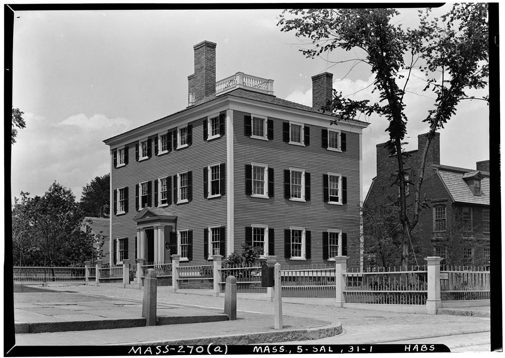 General Benjamin Hawkes House, photograph filed with the federal survey