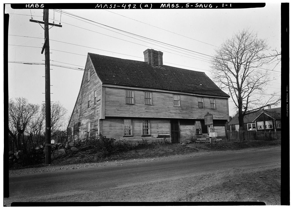Scotch House, 7 Howard Street, Saugus, Essex County, MA, photograph filed with the federal survey