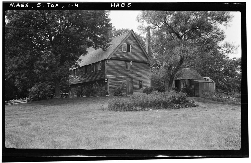 Parson Joseph Capen House, photograph filed with the federal survey