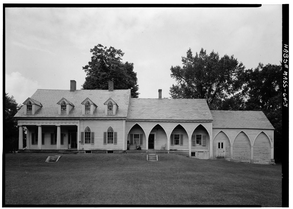 Hall-Spring House, photograph filed with the federal survey