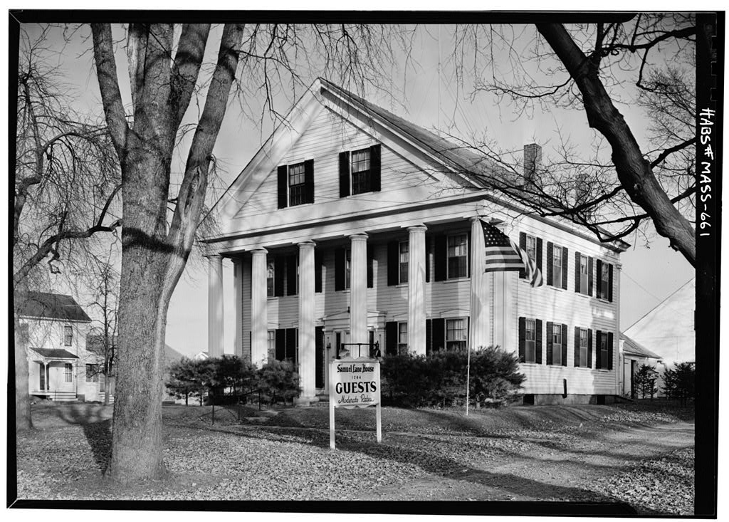 Captain Samuel Lane House, photograph filed with the federal survey
