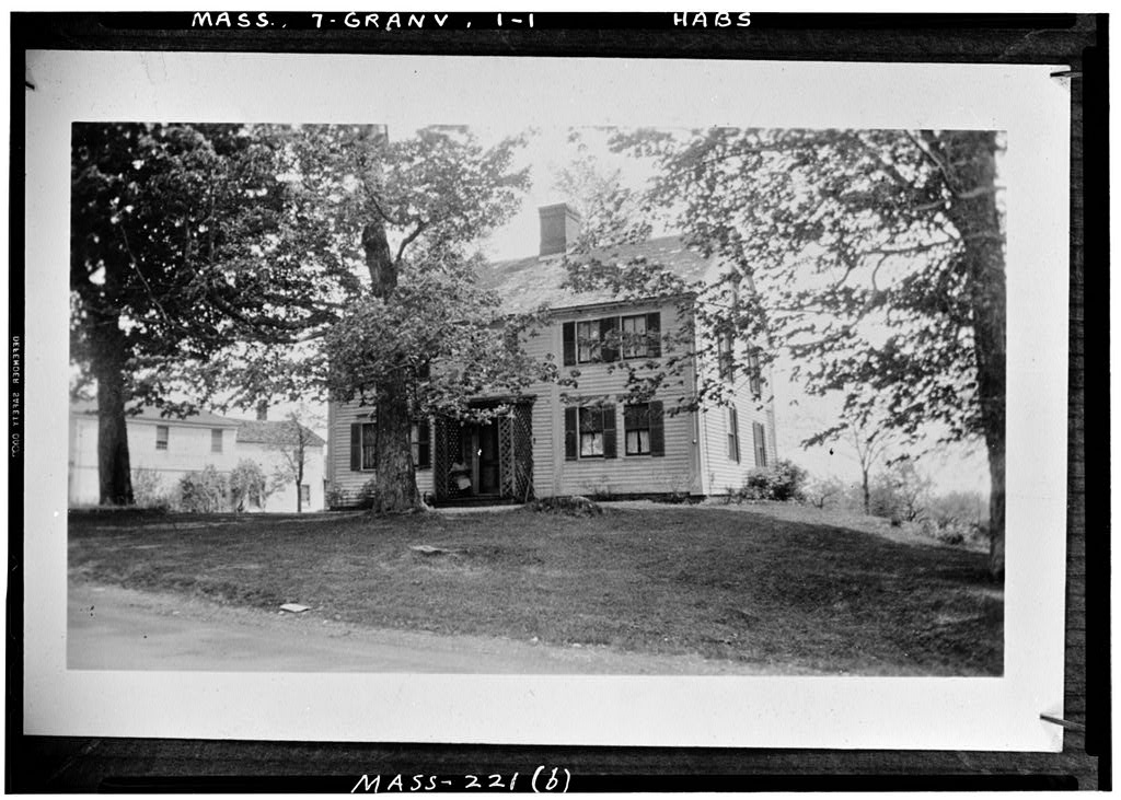 Curtis Tavern, State Route 57, Granville, Hampden County, MA, photograph filed with the federal survey