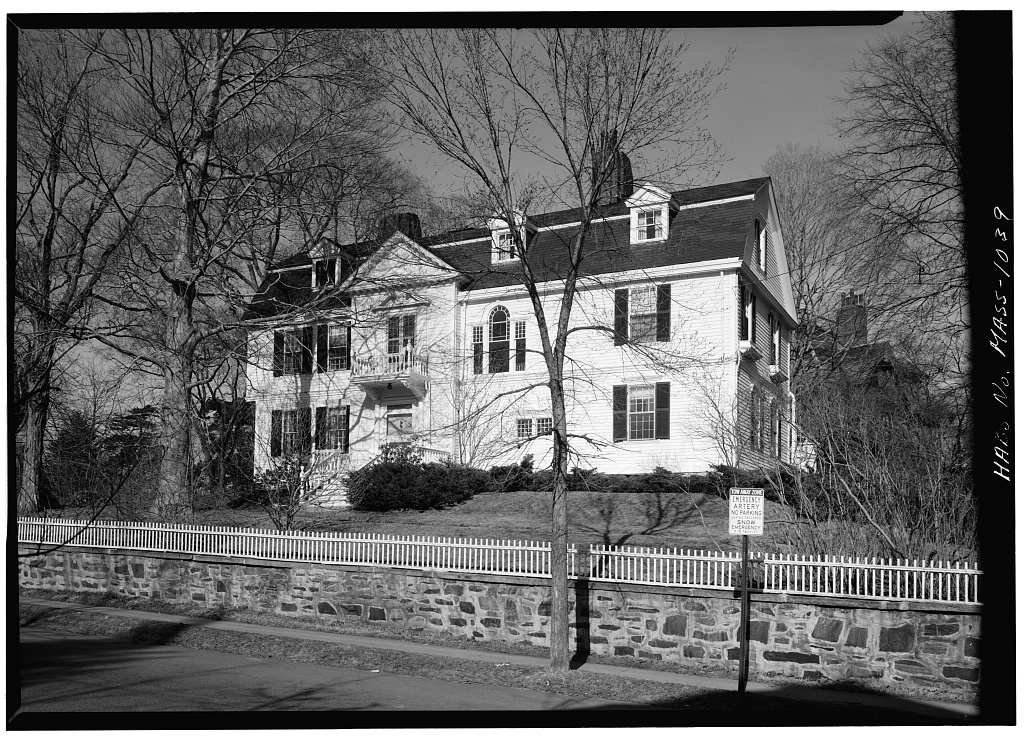 Arthur Astor Carey House, photograph filed with the federal survey