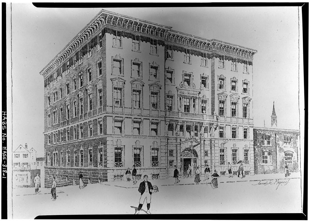 The Dunster, Dunster Street, Cambridge, Middlesex County, MA, photograph filed with the federal survey
