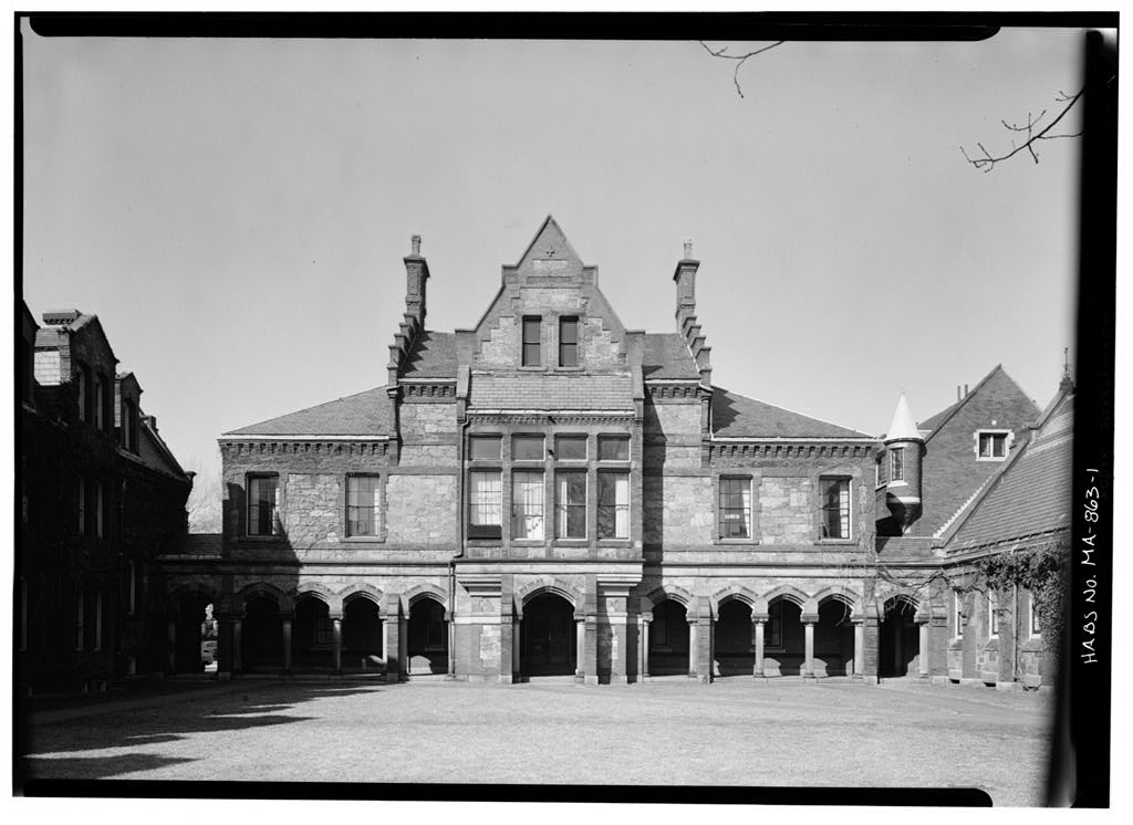 Episcopal Theological School, Reed Hall, 99 Brattle Street, Cambridge, Middlesex County, MA, photograph filed with the federal survey