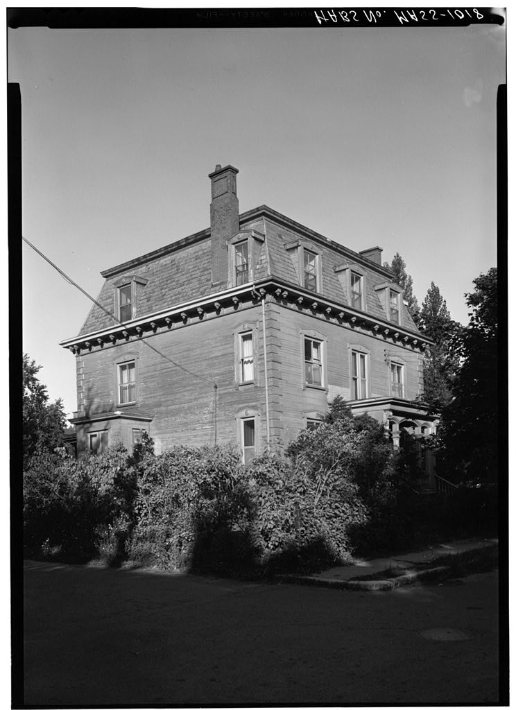 John Fiske House, photograph filed with the federal survey