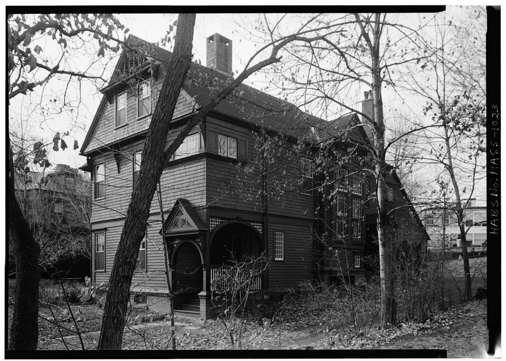Thomas Wentworth Higginson House, 29 Buckingham Street, Cambridge, Middlesex County, MA, photograph filed with the federal survey