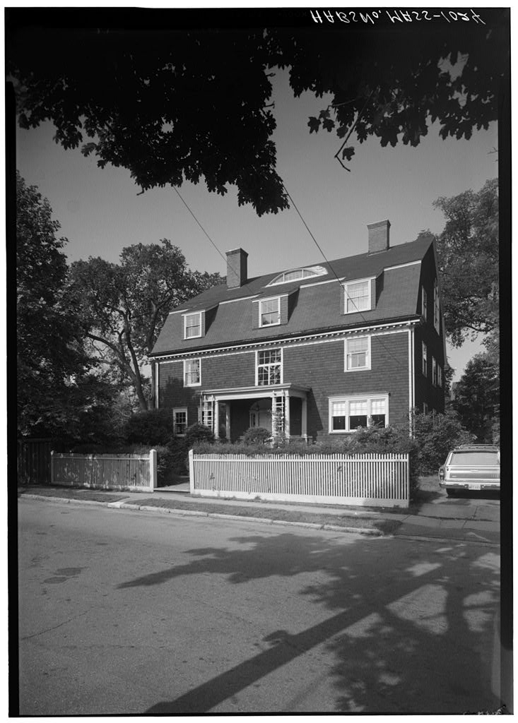 William James House, photograph filed with the federal survey