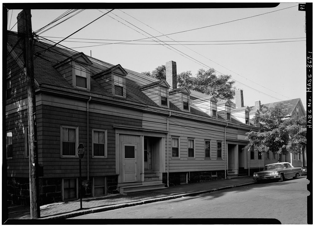 84-92 Spring Street (Row Houses), Cambridge, Middlesex County, MA, photograph filed with the federal survey
