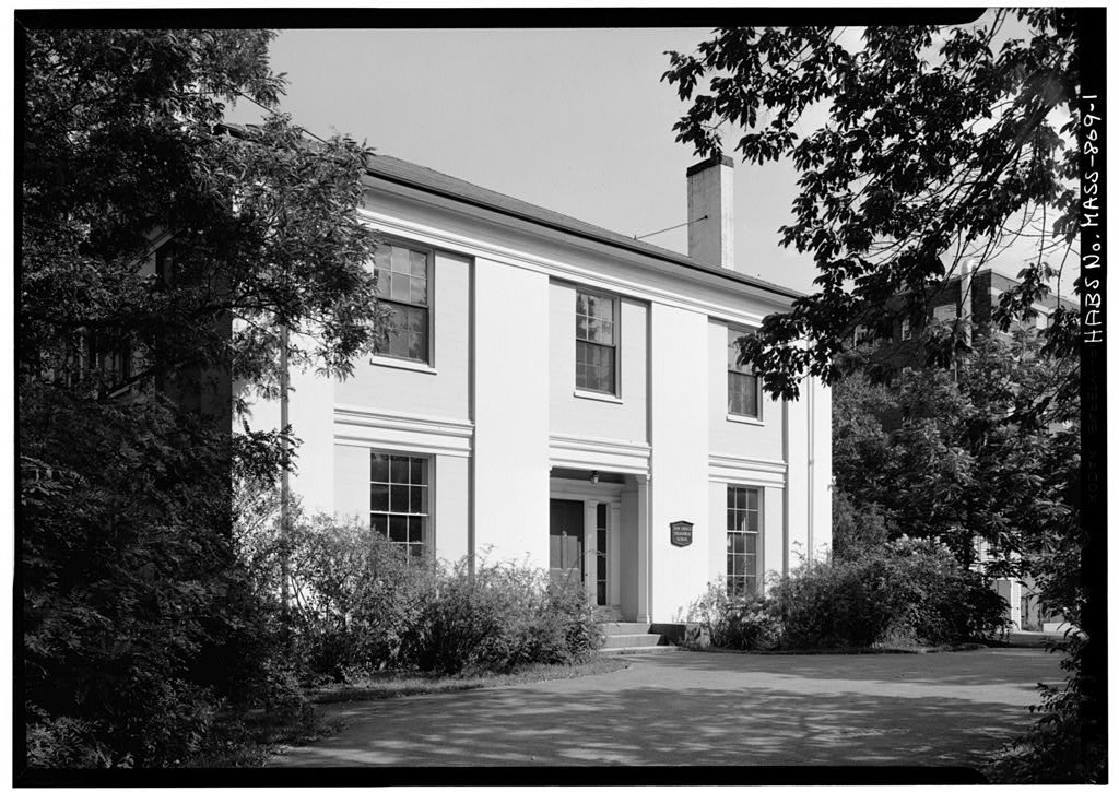 Treadwell-Sparks House, 48 Quincy Street (moved to 21 Kirkland Street), Cambridge, Middlesex County, MA, photograph filed with the federal survey
