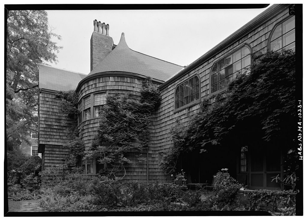 Mary Fiske Stoughton House, photograph filed with the federal survey