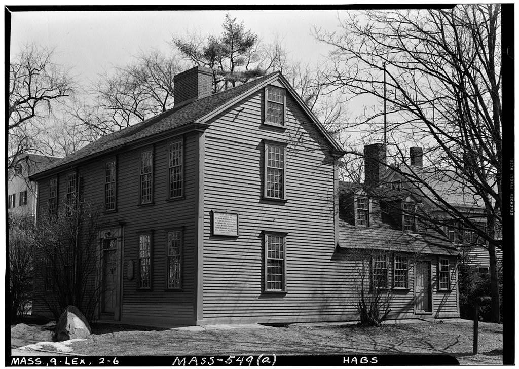 Hancock-Clarke House, 35 Hancock Street, Lexington, Middlesex County, MA, photograph filed with the federal survey