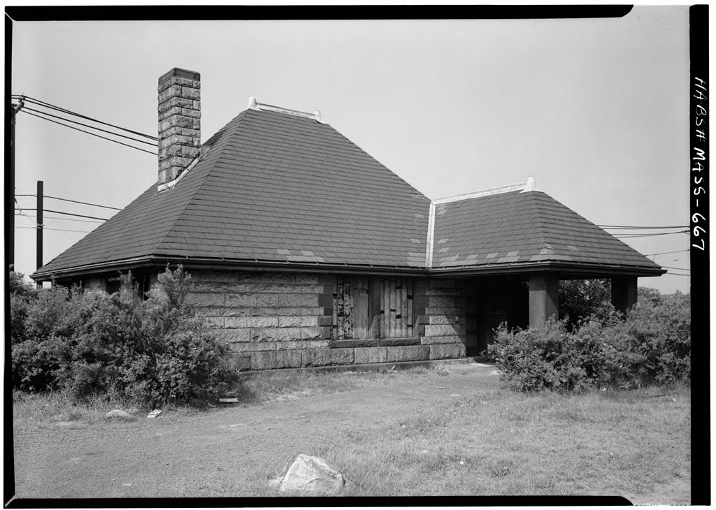 Boston & Albany Railroad Station, photograph filed with the federal survey