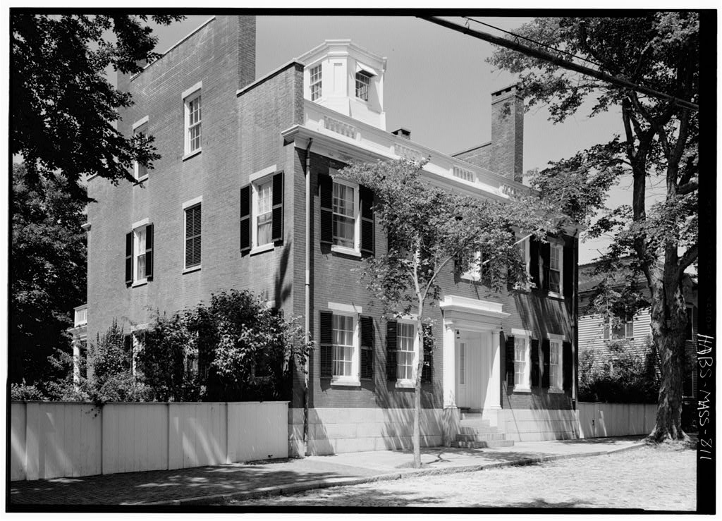Henry Coffin House, photograph filed with the federal survey