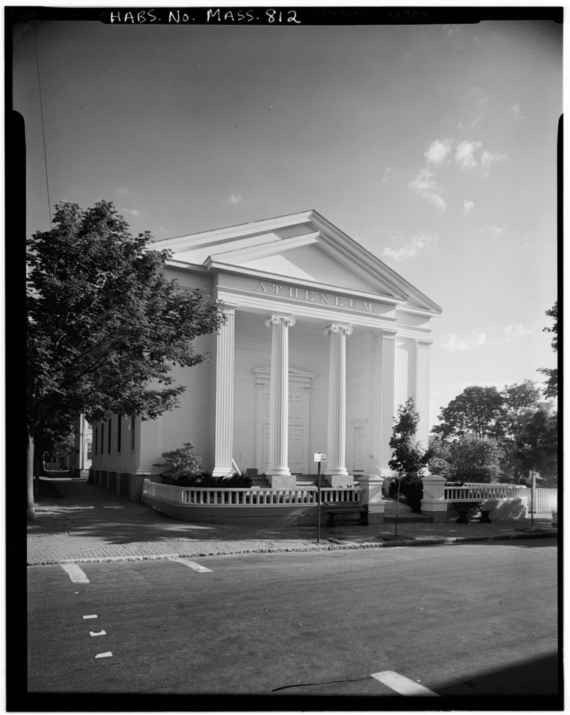 Nantucket Atheneum, Lower India & Federal Streets, Nantucket, Nantucket County, MA, photograph filed with the federal survey