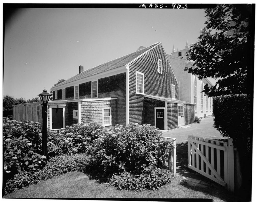 First Congregational Church (North Vestry), Beacon Hill, Centre Street, Nantucket, Nantucket County, MA, photograph filed with the federal survey