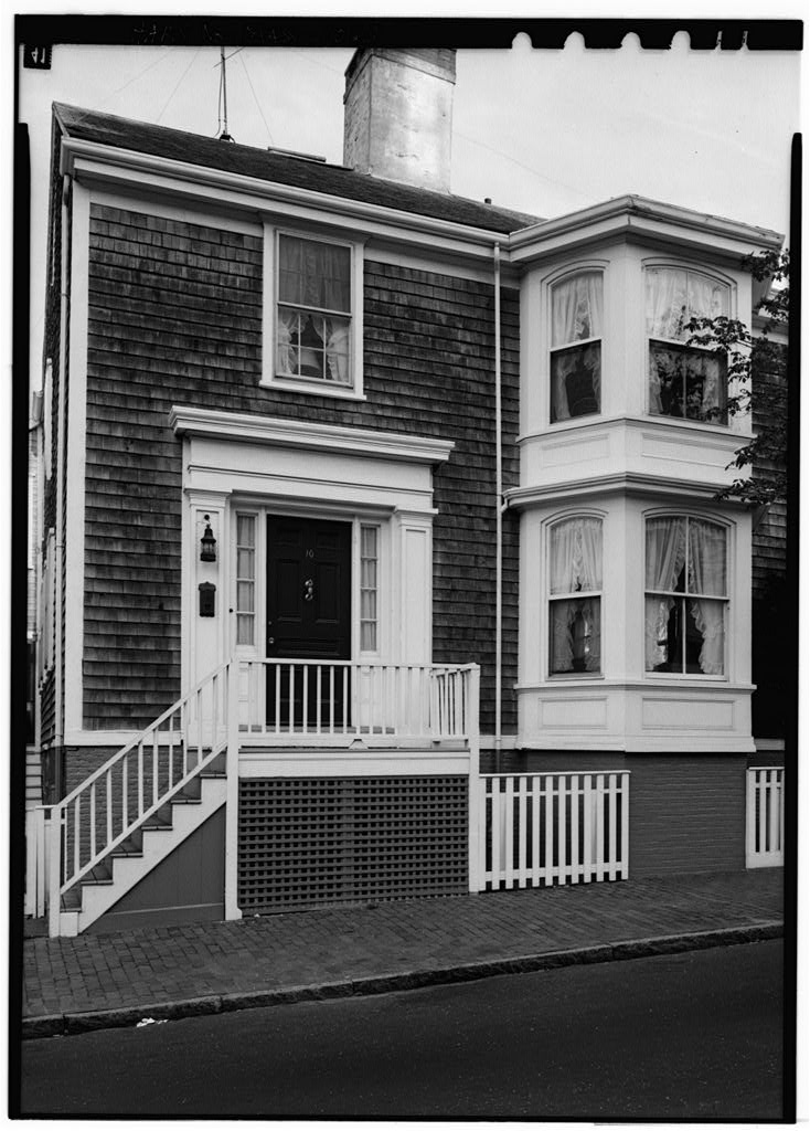 Peleg Coggeshall House, 10 Orange Street, Nantucket, Nantucket County, MA, photograph filed with the federal survey