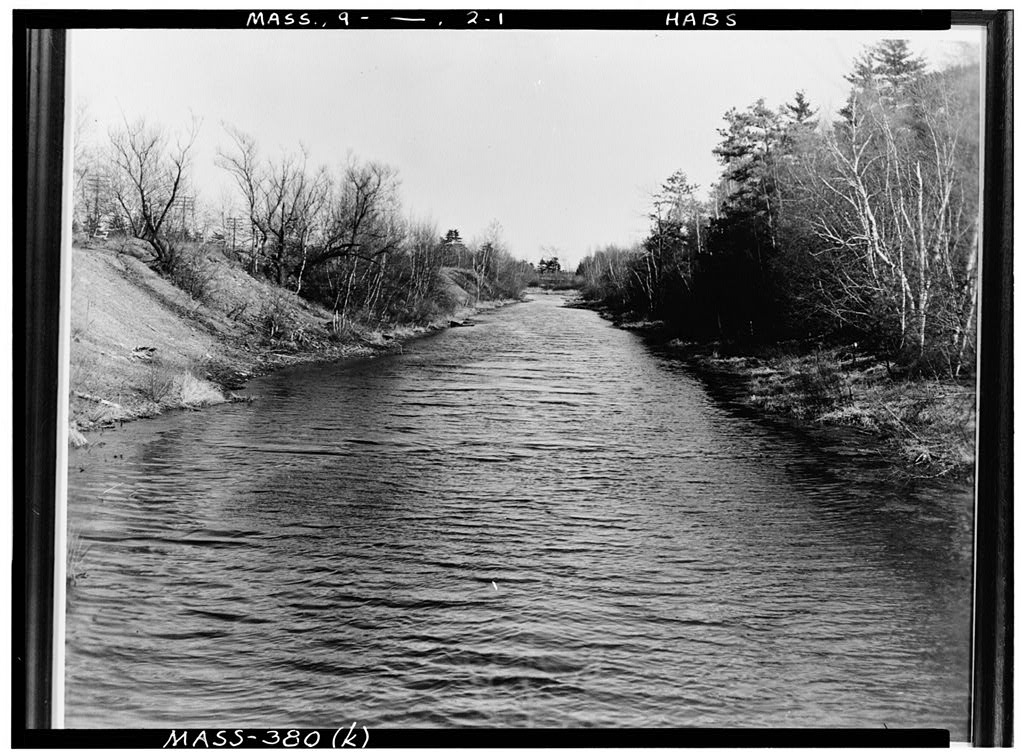 Middlesex Canal, North Billerica, Middlesex County, MA, photograph filed with the federal survey