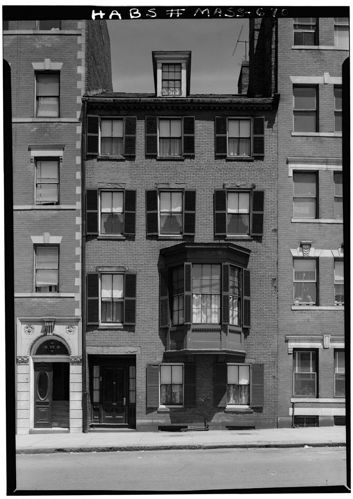 47 McLean Street (House), Boston, Suffolk County, MA, photograph filed with the federal survey