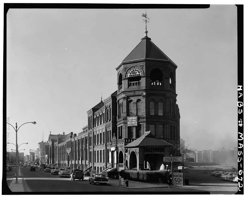 Massachusetts Charitable Mechanics Association, Exhibition Hall, Huntington Avenue & West Newton Street, Boston, Suffolk County, MA, photograph filed with the federal survey