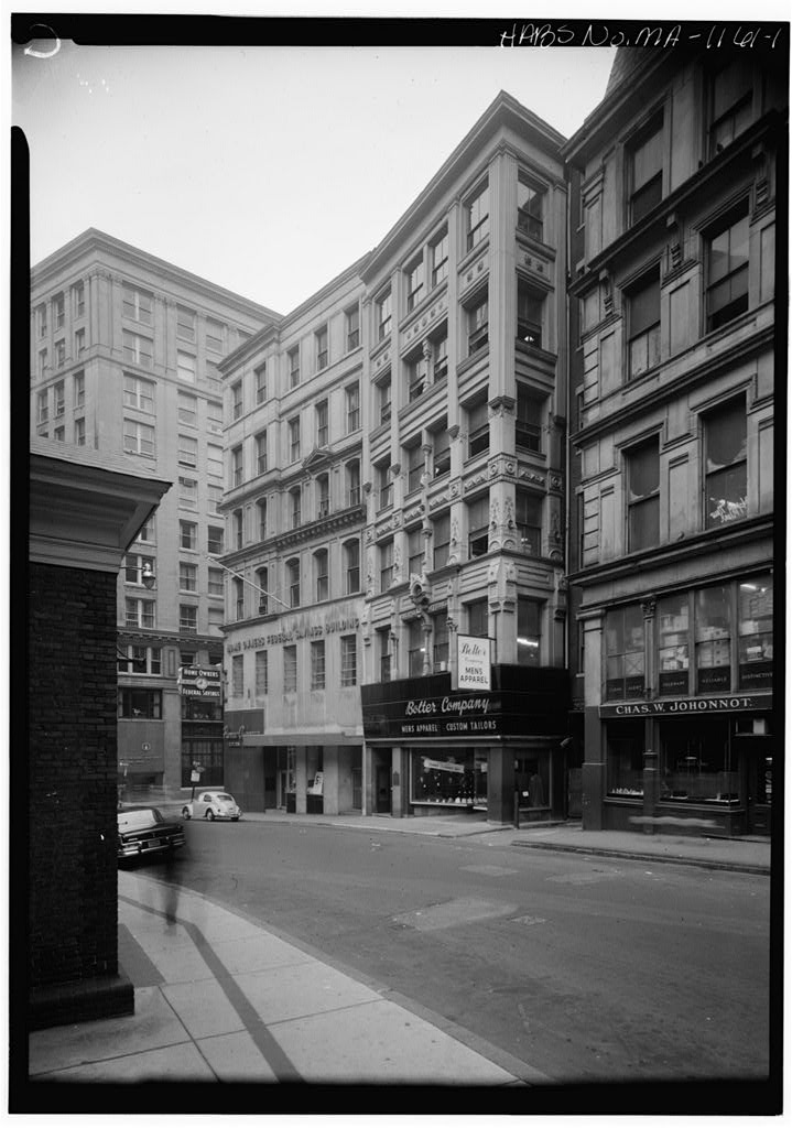 Benjamin Franklin Birthplace Site, 17 Milk Street, Boston, Suffolk County, MA, photograph filed with the federal survey