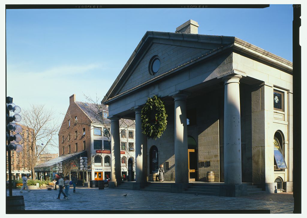 Quincy Market, South Market Street, Boston, Suffolk County, MA, photograph filed with the federal survey