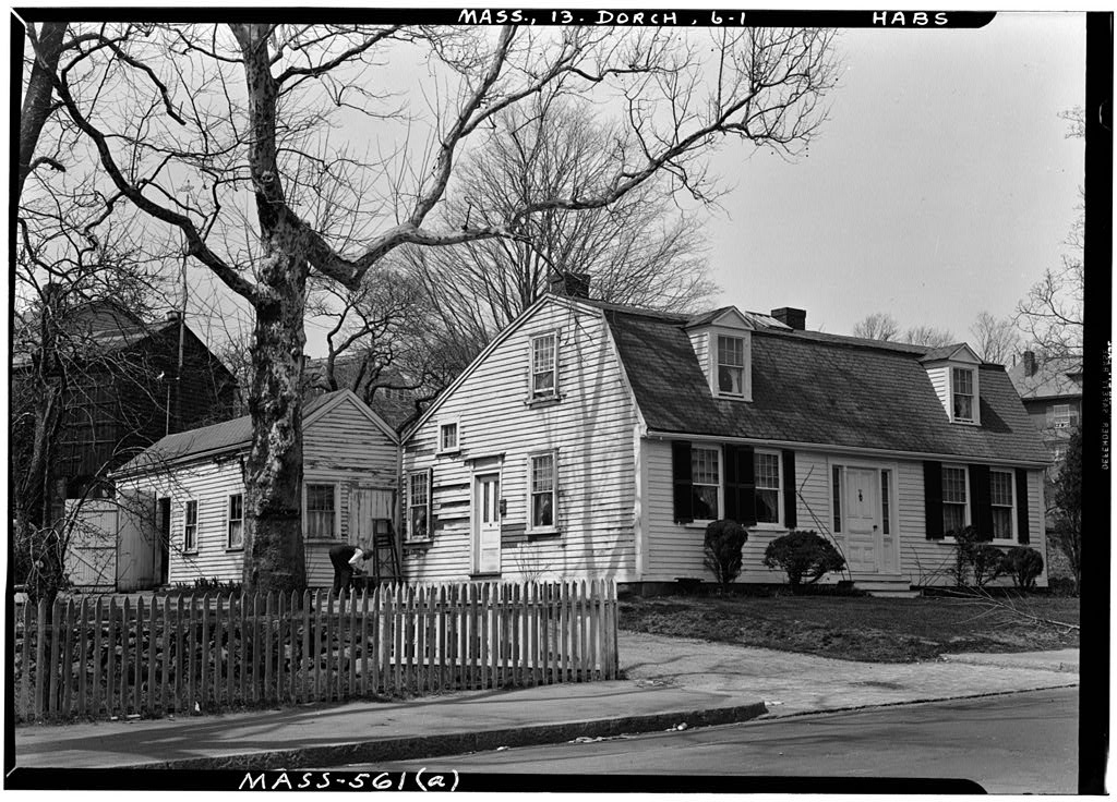 Thomas Pierce House, Adams & Minot Streets, Boston, Suffolk County, MA, photograph filed with the federal survey