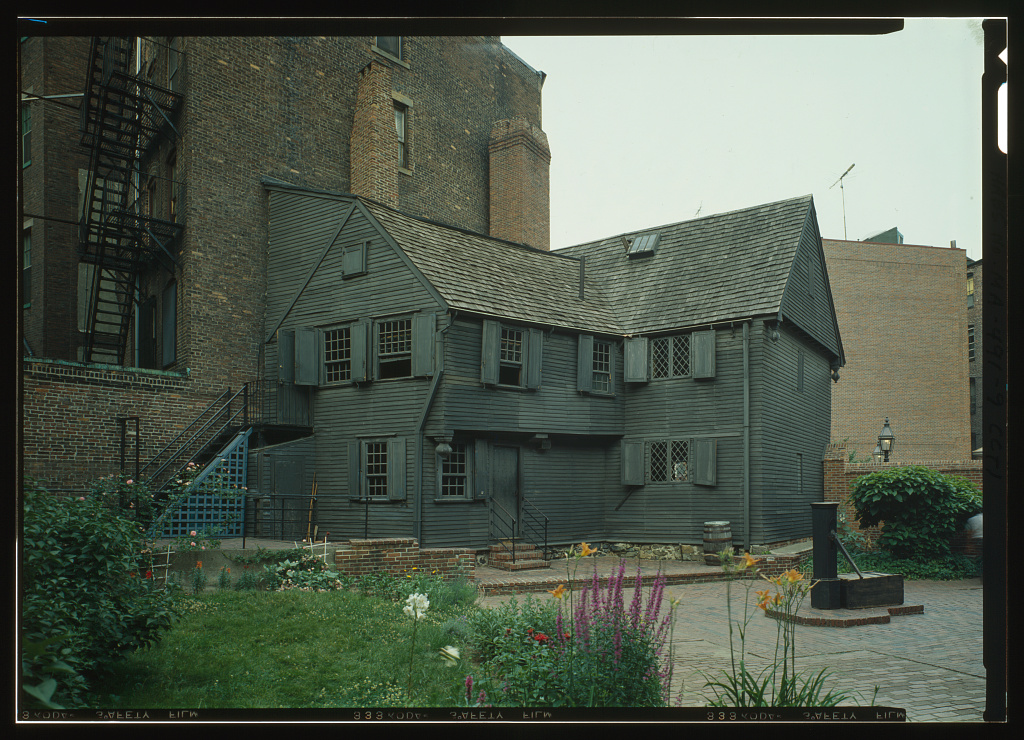 Paul Revere House, 19 North Square, Boston, Suffolk County, MA, photograph filed with the federal survey