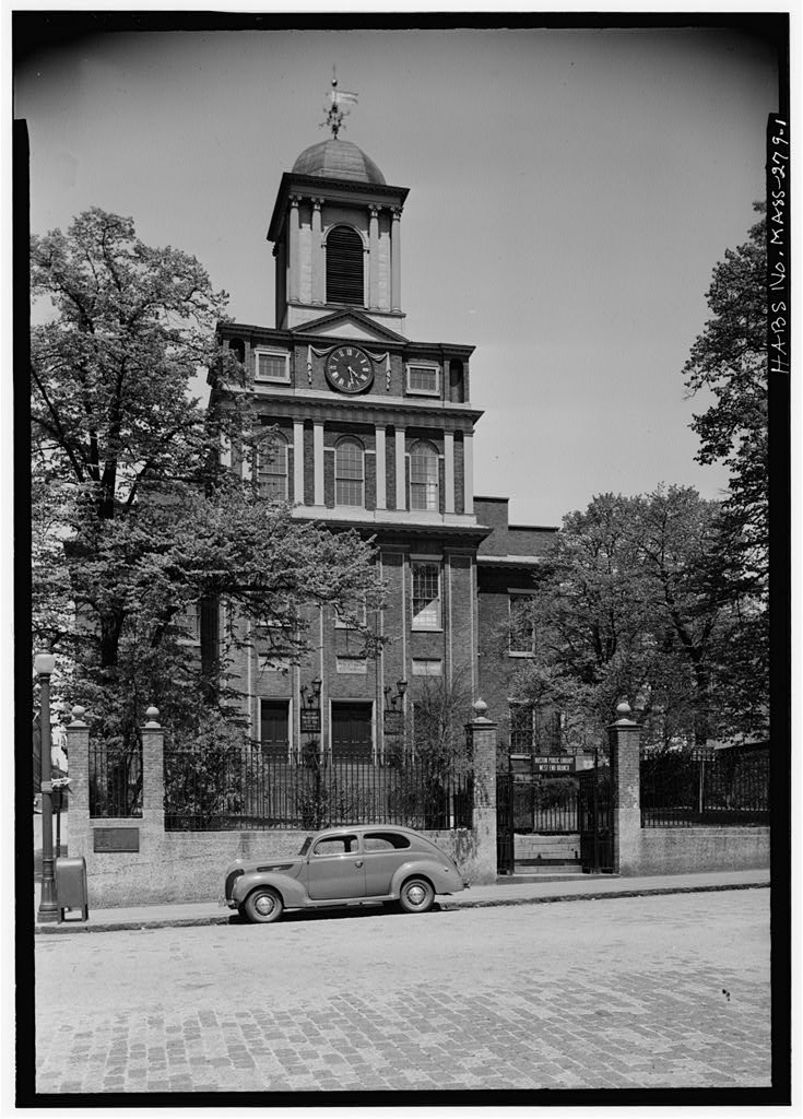 West Church, 131 Cambridge Street, Boston, Suffolk County, MA, photograph filed with the federal survey