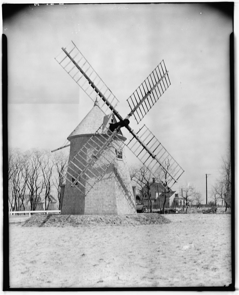 Cape Cod Windmill, Samoset Road (moved from Plymouth to Truro to Eastham, MA), Eastham, Barnstable County, MA, photograph filed with the federal survey