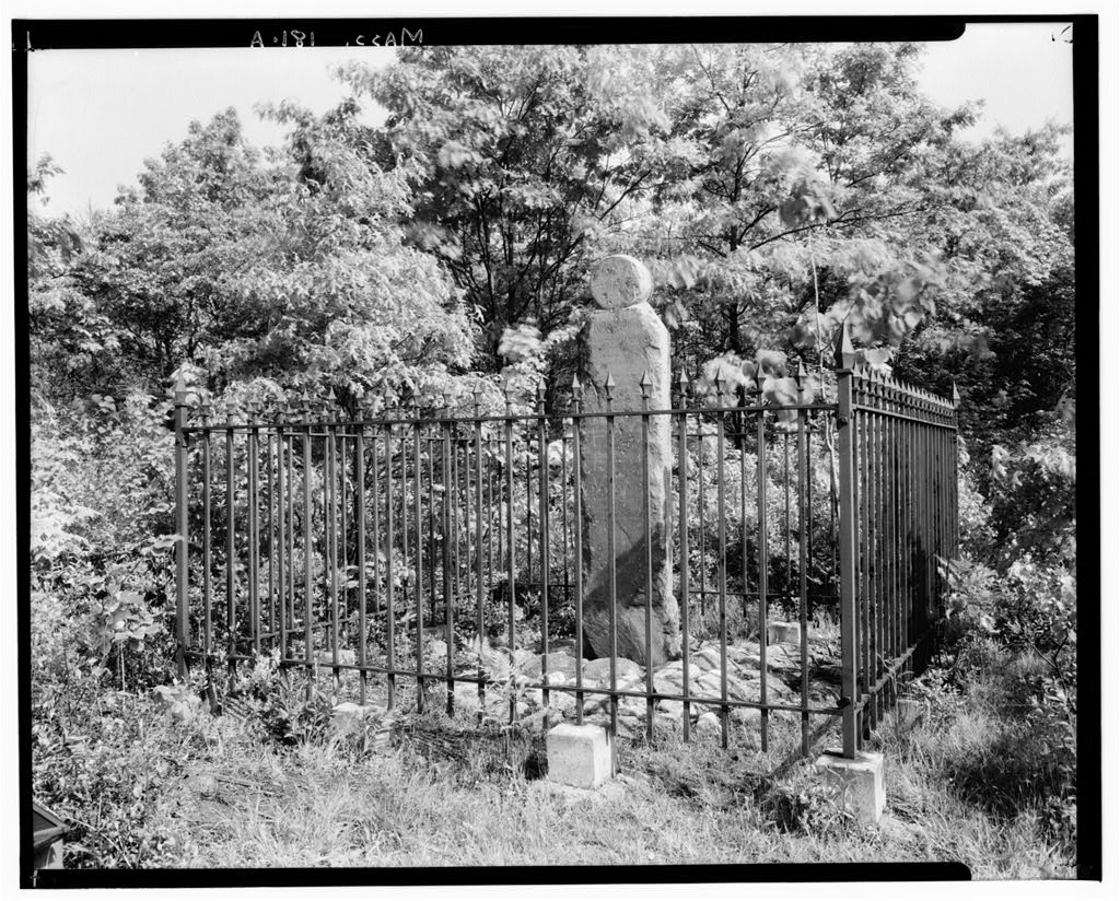 Angle Tree Stone, photograph filed with the federal survey
